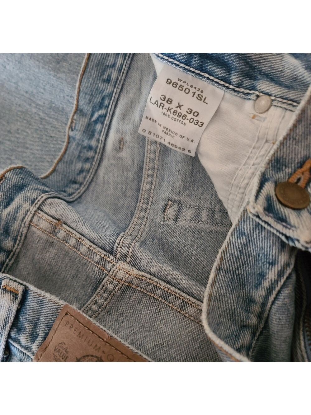 GUC Men's Wrangler jeans Size 38x30 - Picture 6 of 7